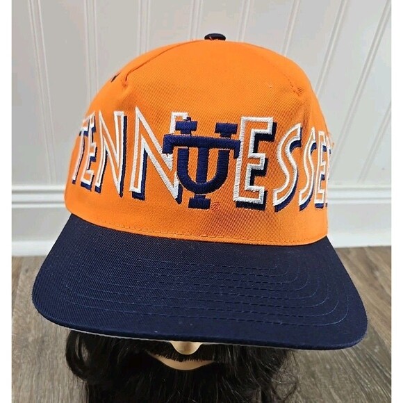 EUC Vintage Tennessee Volunteers Hat Big Block Spellout Licensed Snapback Vols - Picture 1 of 10